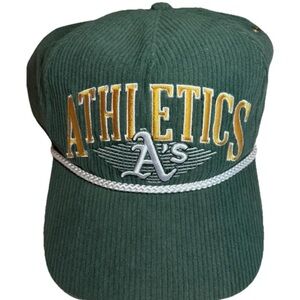 Oakland A’s Hat 47 Athletics Corduroy Roped Strap back   New